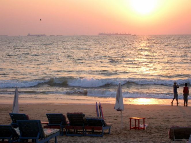 Candolim Beach Goa Sunset 
