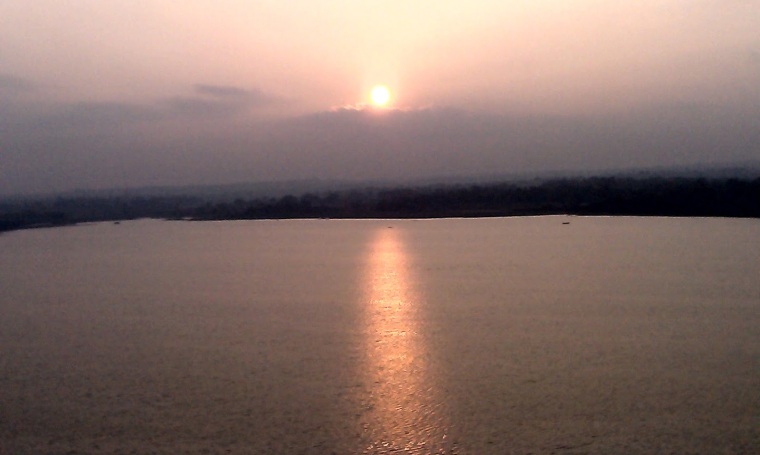 Sunset View of Ranchi Lake